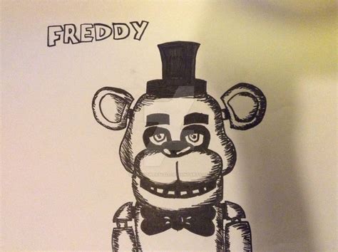 Papercraft template of Freddy Fazbear