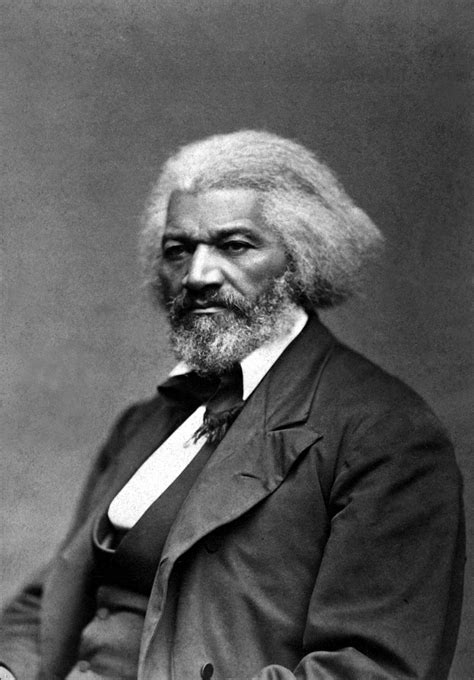 A portrait of Frederick Douglass