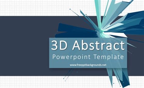 Free 3D PowerPoint Templates