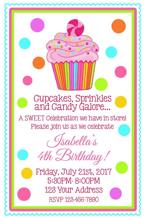 Free 4x6 Birthday Invitation Templates Download