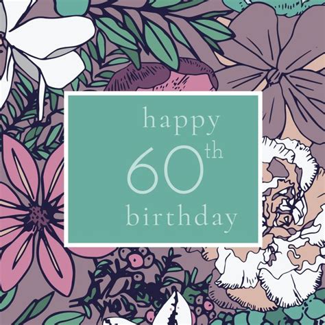 Free 60th Birthday Invitation Templates for Download