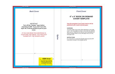 Free 6x9 Book Cover Template