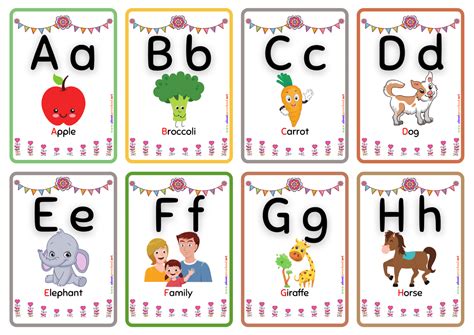 Free Lowercase Alphabet Flashcard Prints