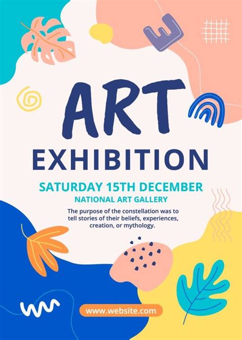 Free Art Exhibition Flyer Template