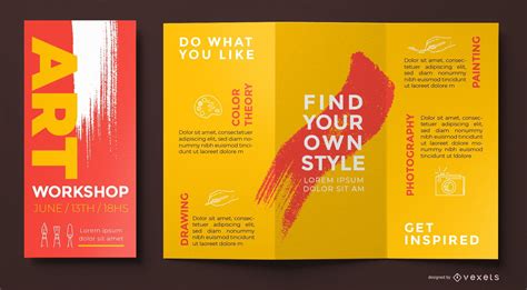 Free Artist Brochure Template 1