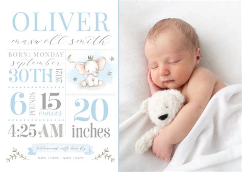 Free baby announcement templates