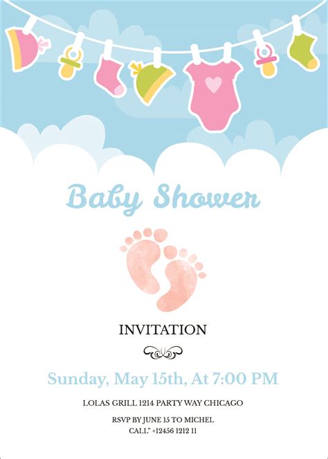 Free Baby Shower Template 10