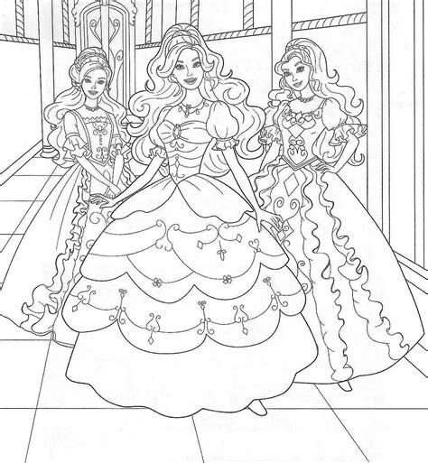 Barbie Coloring Pages for Kids