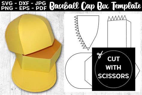 Free Baseball Cap Box Template Download