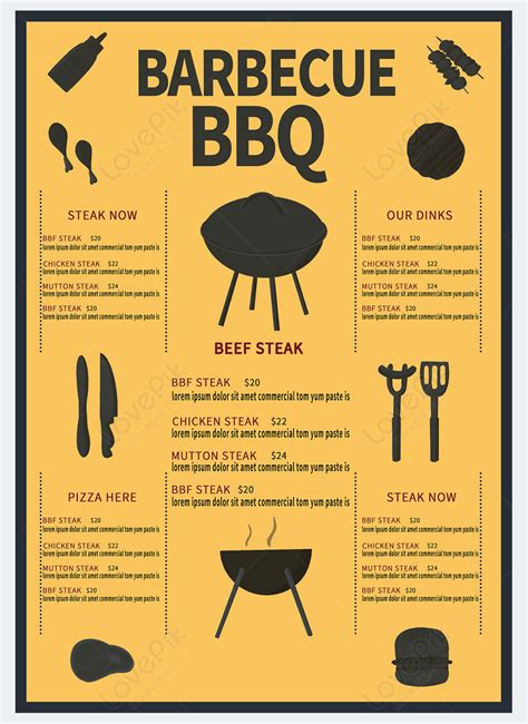 Free BBQ template