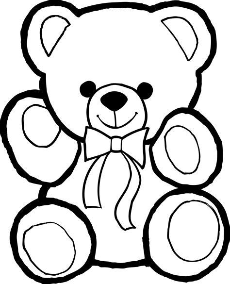 Free Bear Coloring Pages For Kids