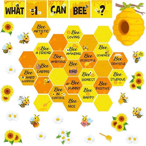 Free Bee Themed Bulletin Board Printables