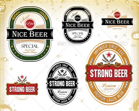 Free Beer Label Template