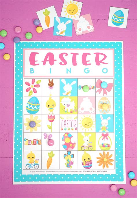 Free Hallmark Easter Bingo Printables