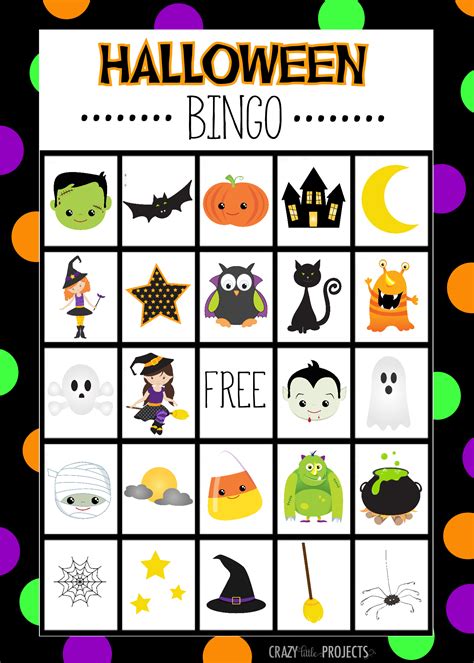 Free Hallmark Halloween Bingo Printables