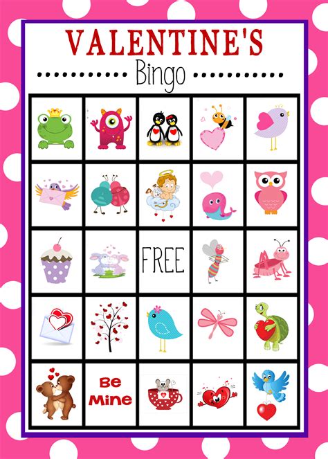 Free Hallmark Valentine's Day Bingo Printables