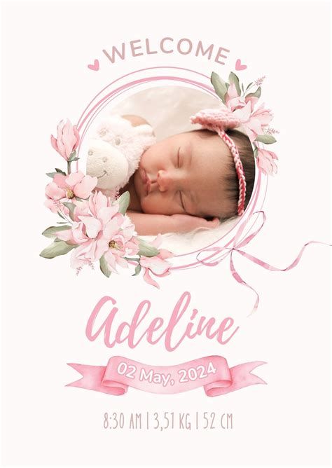 Free Birth Announcement Templates