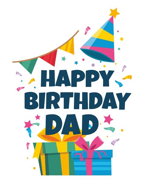 Free birthday card templates for dad