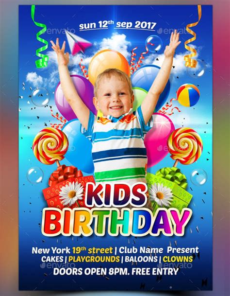 Benefits of using free birthday flyer templates