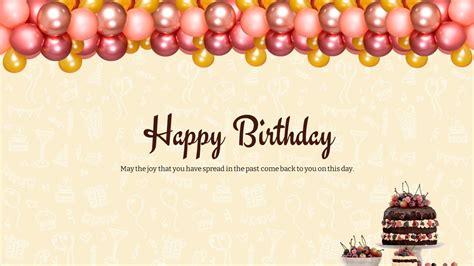 Free Birthday PowerPoint Template