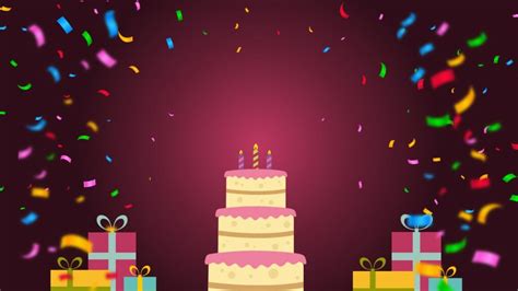 Free birthday slideshow template