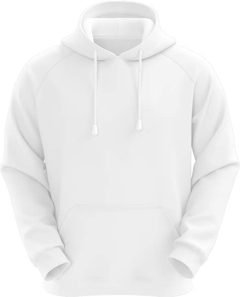 Blank Hoodie Template PNG Design 3