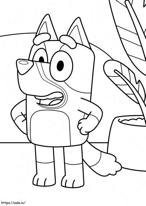 Free Bluey Coloring Pages