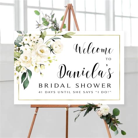 Free Bridal Shower Poster Templates