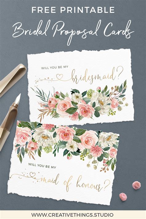 Free Bridesmaid Ask Templates