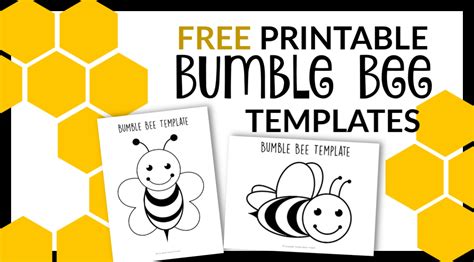 Free Bumble Bee Templates