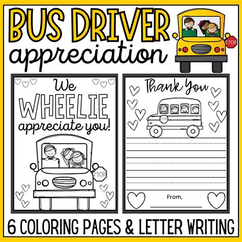 7 Free Bus Driver Appreciation Printables