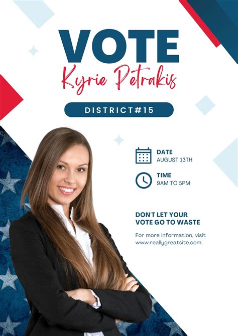 Free campaign poster template 2