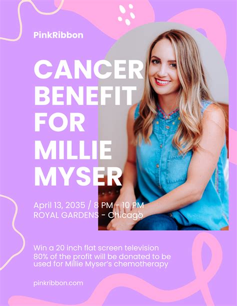 Free Cancer Benefit Flyer Template Download