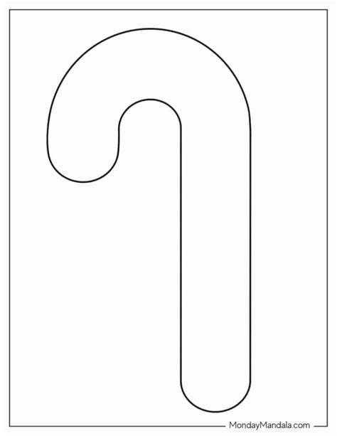 Free Candy Cane Templates