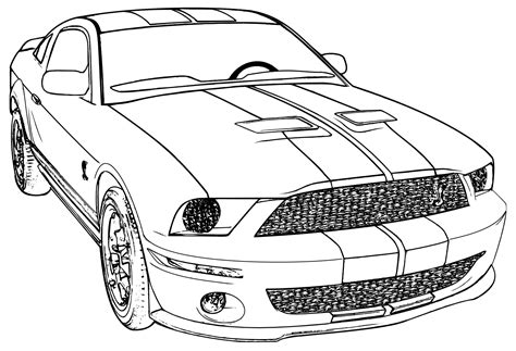 5 Free Car Coloring Pages to Print