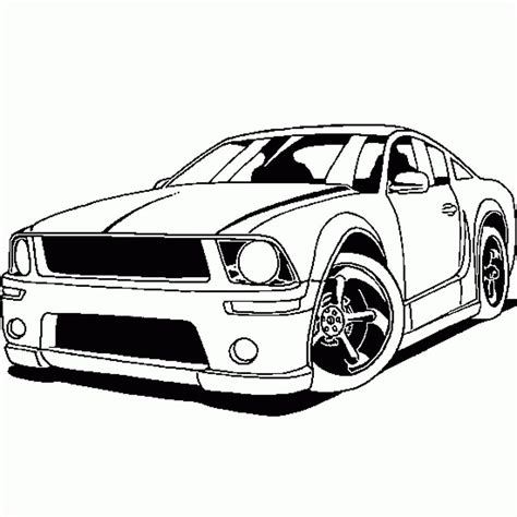 Free Car Coloring Pages