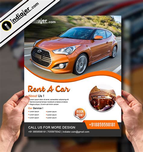 Free Car Rental Flyer Template