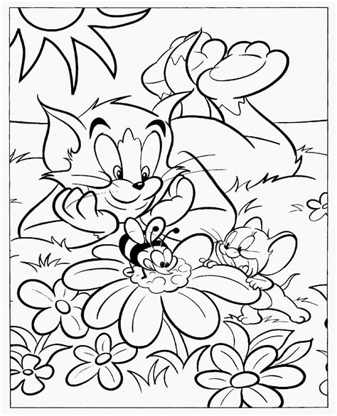 Free cartoon coloring pages