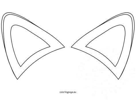 Free Cat Ears Template