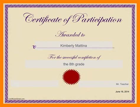 Free Certificate Templates Google Docs Example 3