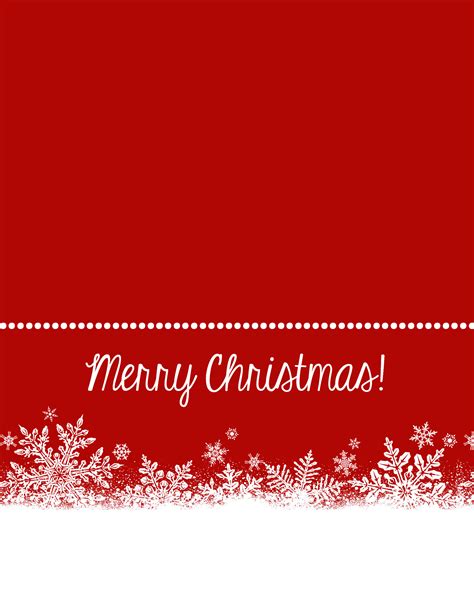 Free Christmas Card Templates