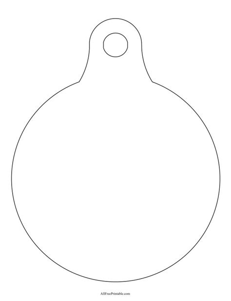 Free Christmas Ornament Templates