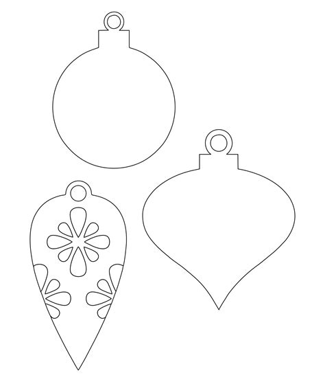 Free Christmas Ornaments Templates