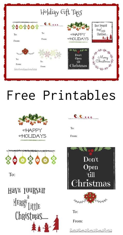 Free Christmas Printables