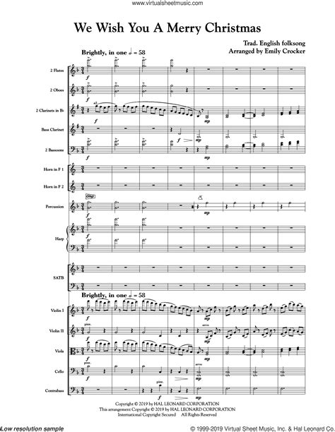 Free Christmas sheet music for orchestra