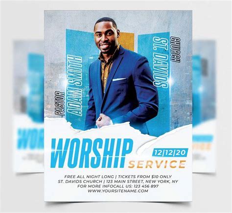 Free Church Flyer Templates Photoshop