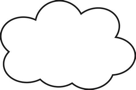 5 Free Printable Cloud Templates