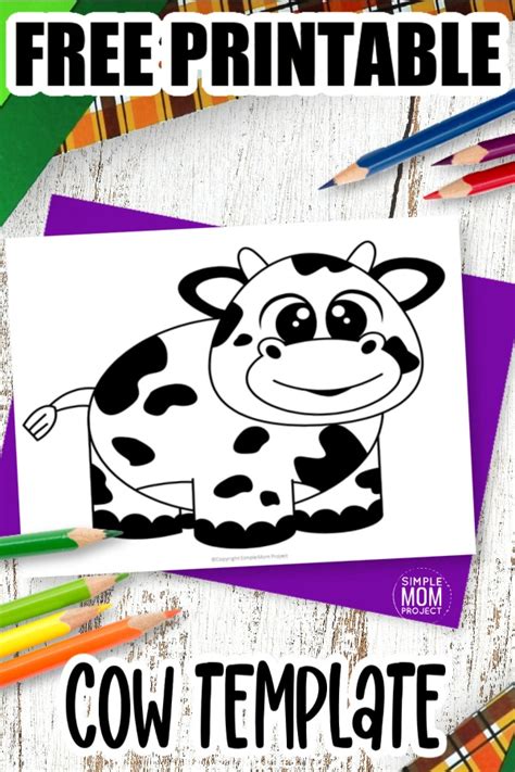 Free Cow Templates For Education