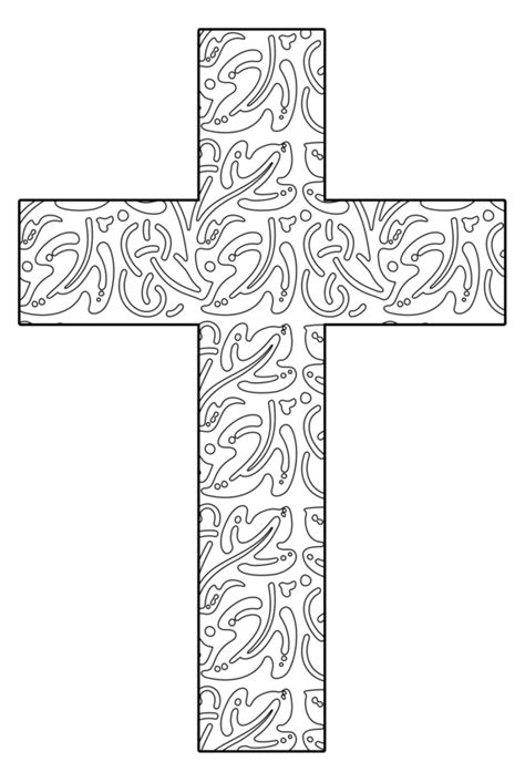 Free Cross Printable Coloring Pages For Adults And Kids