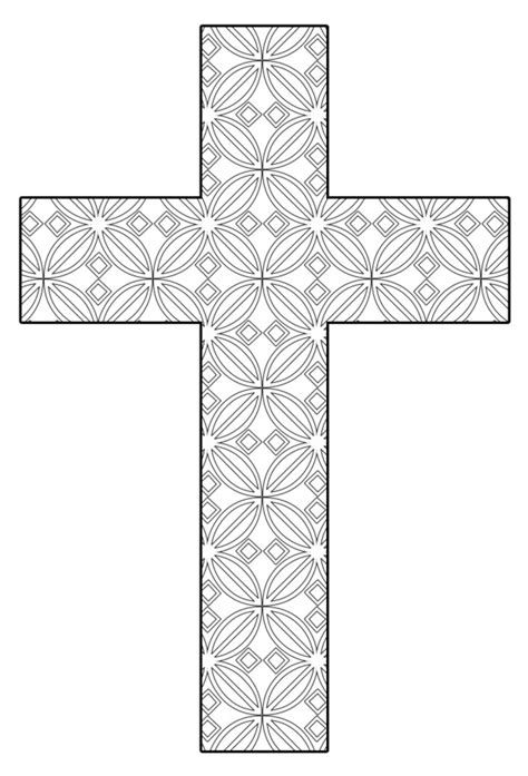 Free Cross Printable Coloring Pages